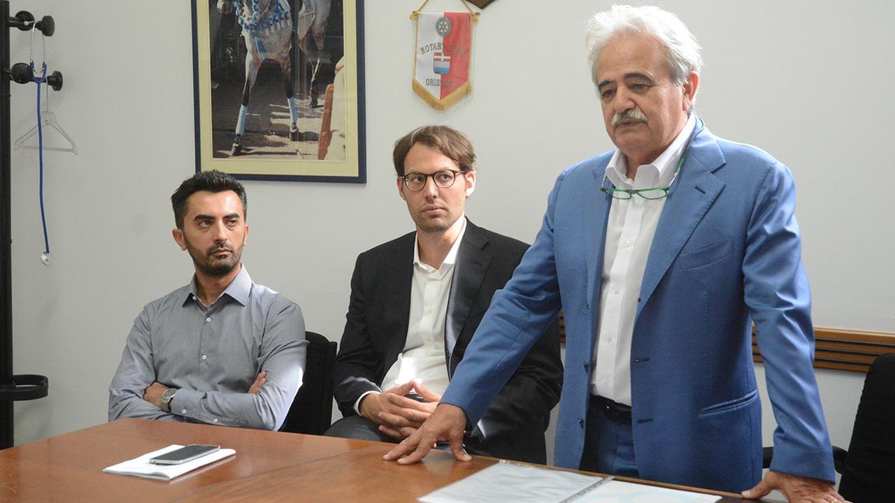 Nicola Mura, Mario Alberto Floris e l’ex direttore Antonio Sulis