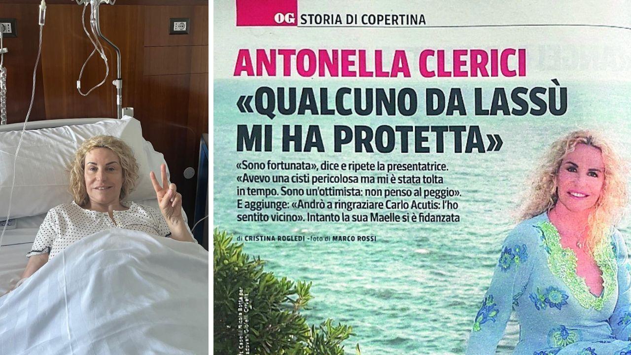 Antonella Clerici in Toscana dopo l'operazione: come sta e dove ha scelto di rilassarsi