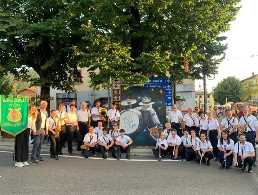 I 150 anni della Banda di Felina sullo schermo al Parco Pineta