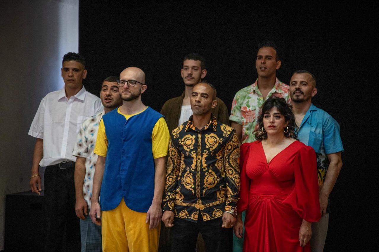 
	La rappresentazione in carcere del maggio scorso (foto di Annalisa Mela)

