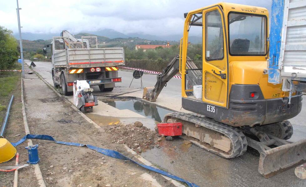 Un cantiere di Publiacqua
