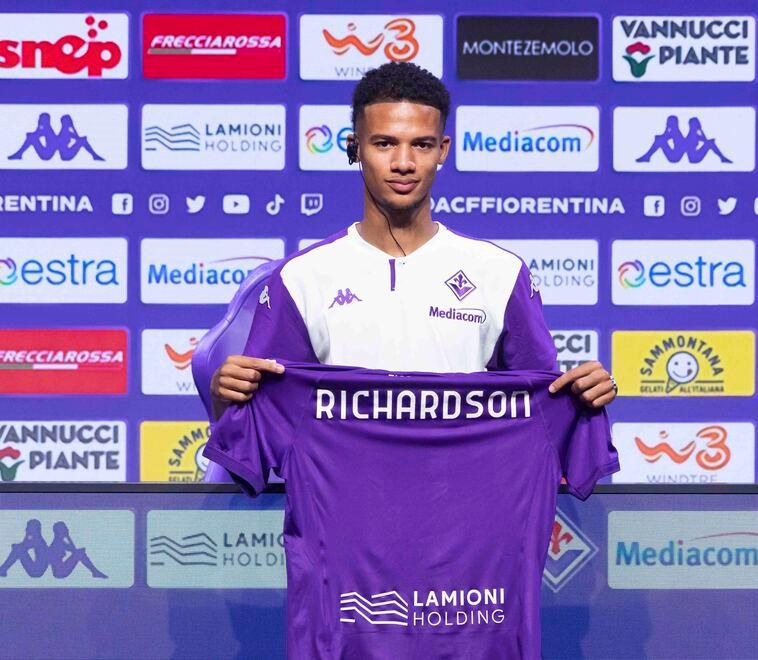 Amir Richardson nel giorno della presentazione