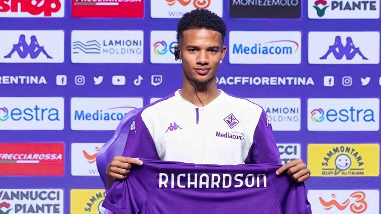 Amir Richardson nel giorno della presentazione