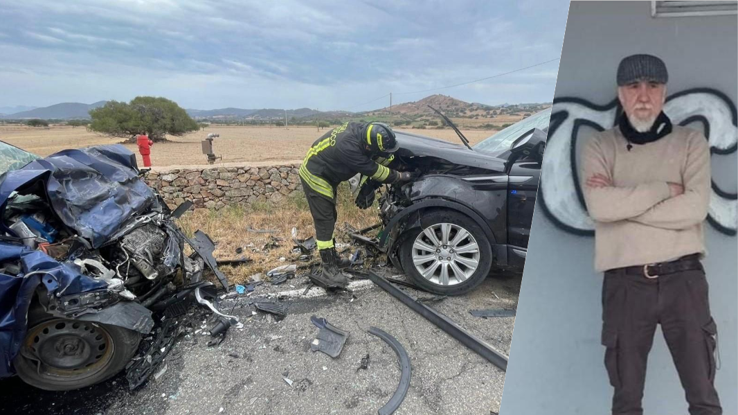 È Giuseppe Cozzolino il 65enne morto nell’incidente stradale tra Olbia e Loiri