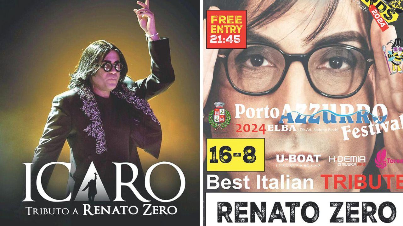 Elba, lite tra i paesi confinanti per Renato Zero: due concerti tributo in poche ore e parte il veleno