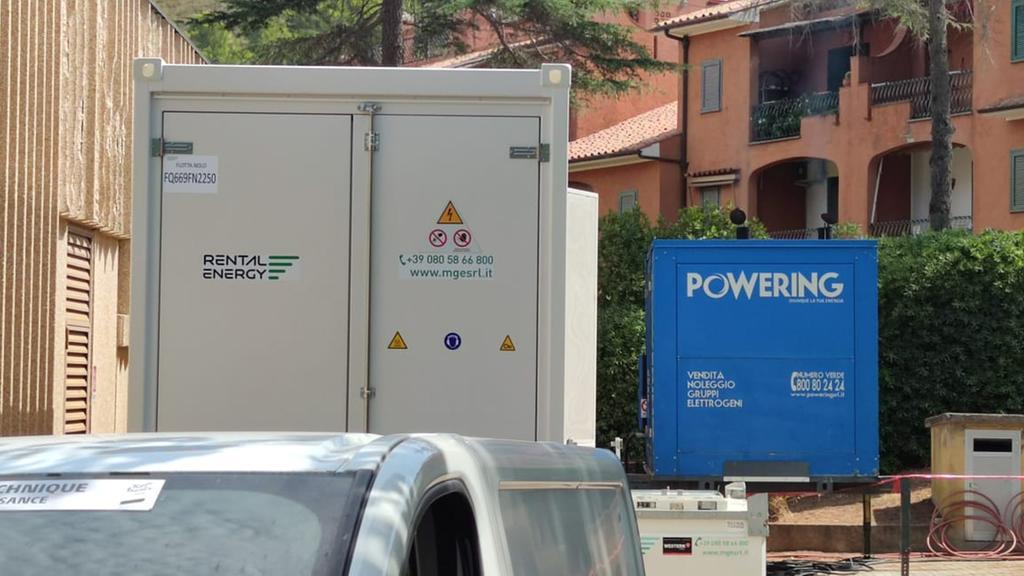La centrale che alimenta il paese di Porto Ercole