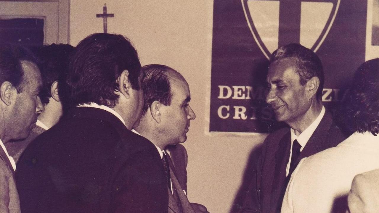 Giovanni Filigheddu insieme ad Aldo Moro