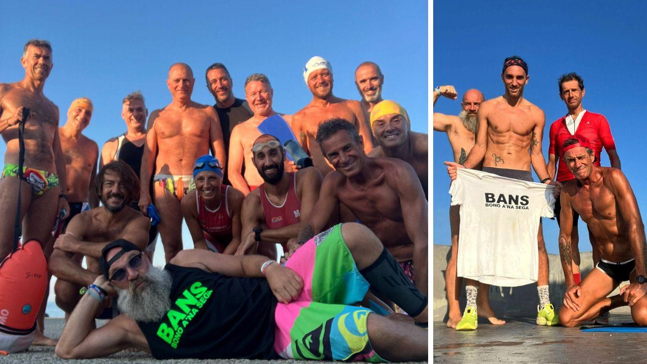 
	Gruppi di sportivi che indossano le maglie Bans

