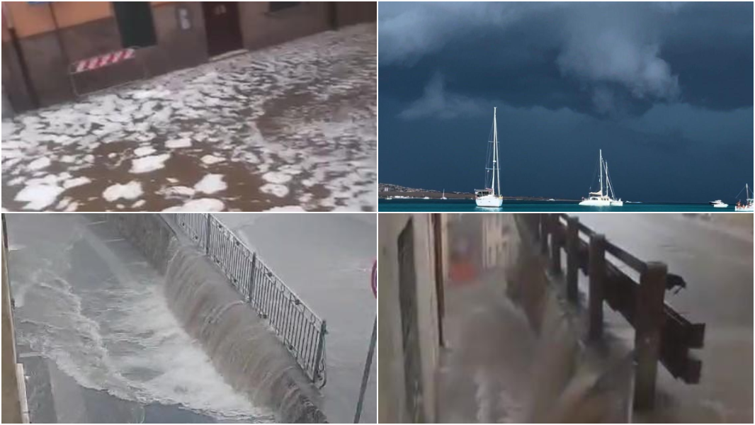 L’isola nella bufera tra allagamenti, grandine e migliaia di fulmini: ecco il resoconto della giornata