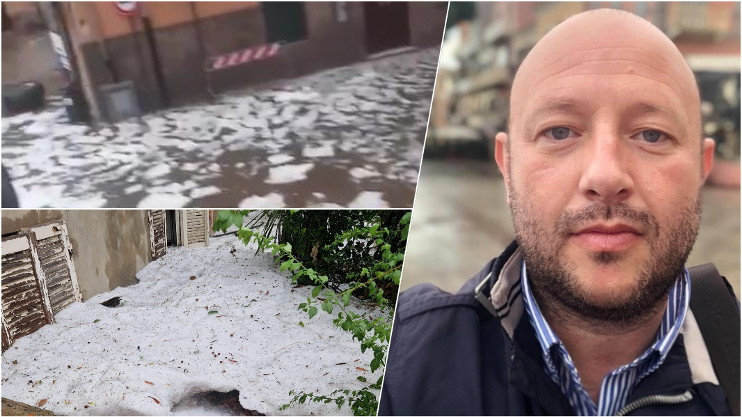 La giornata campale di Oschiri, piegato da una grandinata che rimarrà nella storia del paese