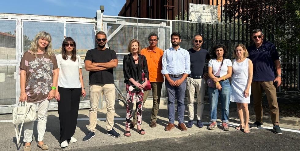la delegazione che è entrata alla Dogaia