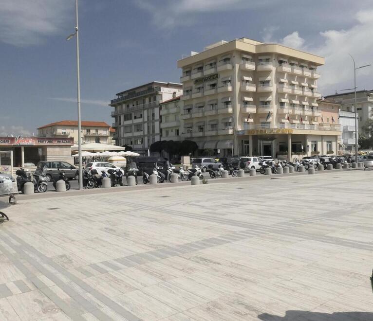 Il punto dove l’aggressione si è consumata (foto Paglianti)