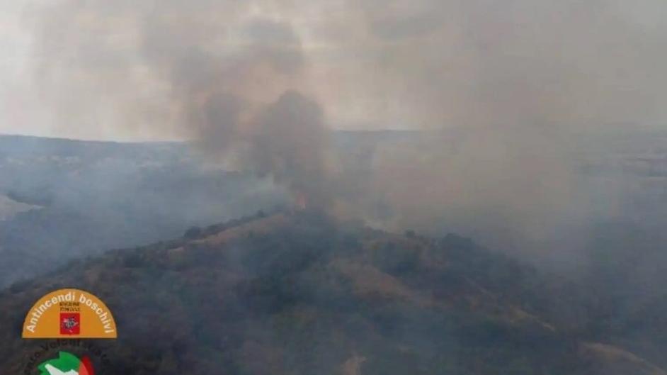 Rogo di Ferragosto a Colle Fagiano: in fumo 25 ettari, l’ipotesi del dolo