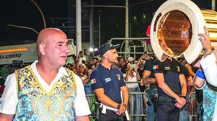 Il capocandeliere dei Falegnami: «Con il cero si è spezzato il nostro cuore»