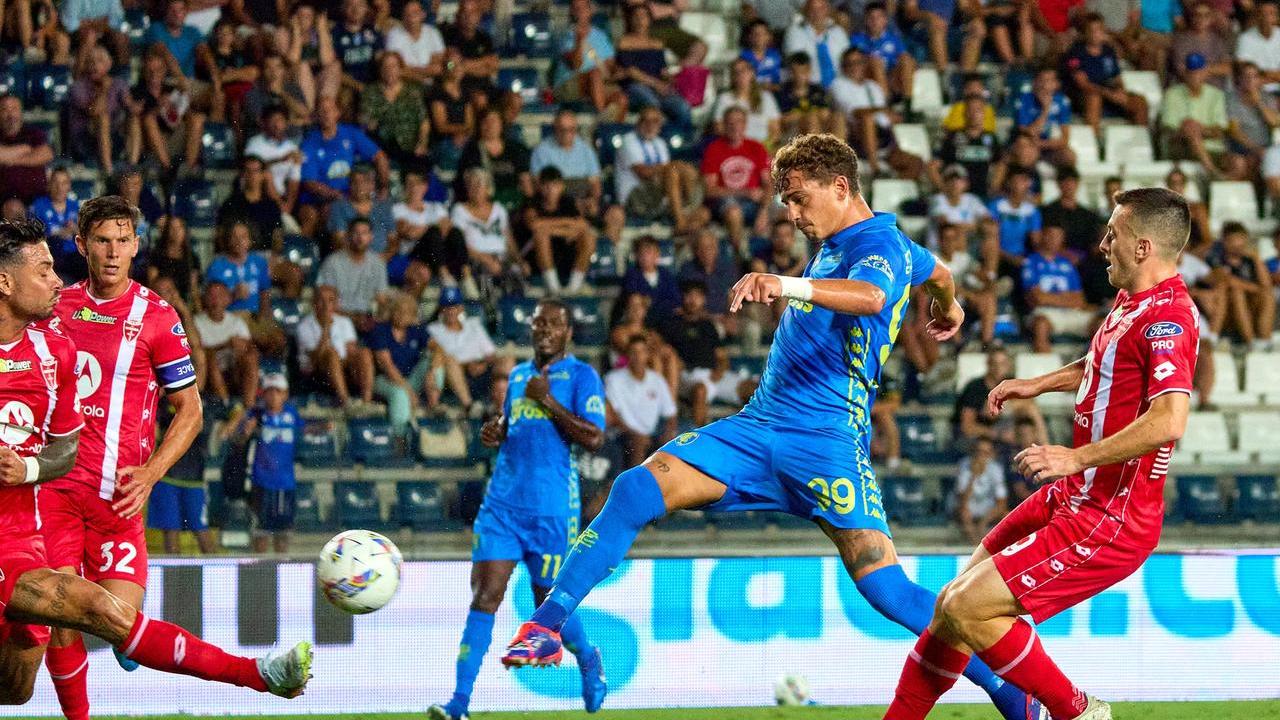 Un'azione della partita dell'Empoli (foto Juri Autovino)