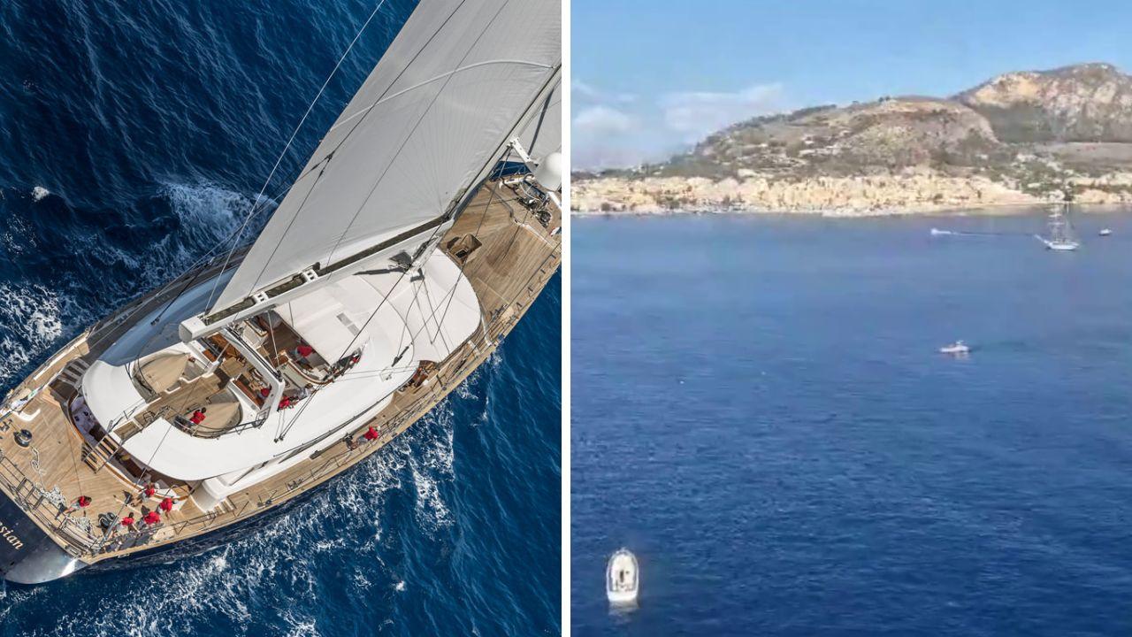 
	Lo yacht (sito Perini Navi) e il punto delle ricerche

