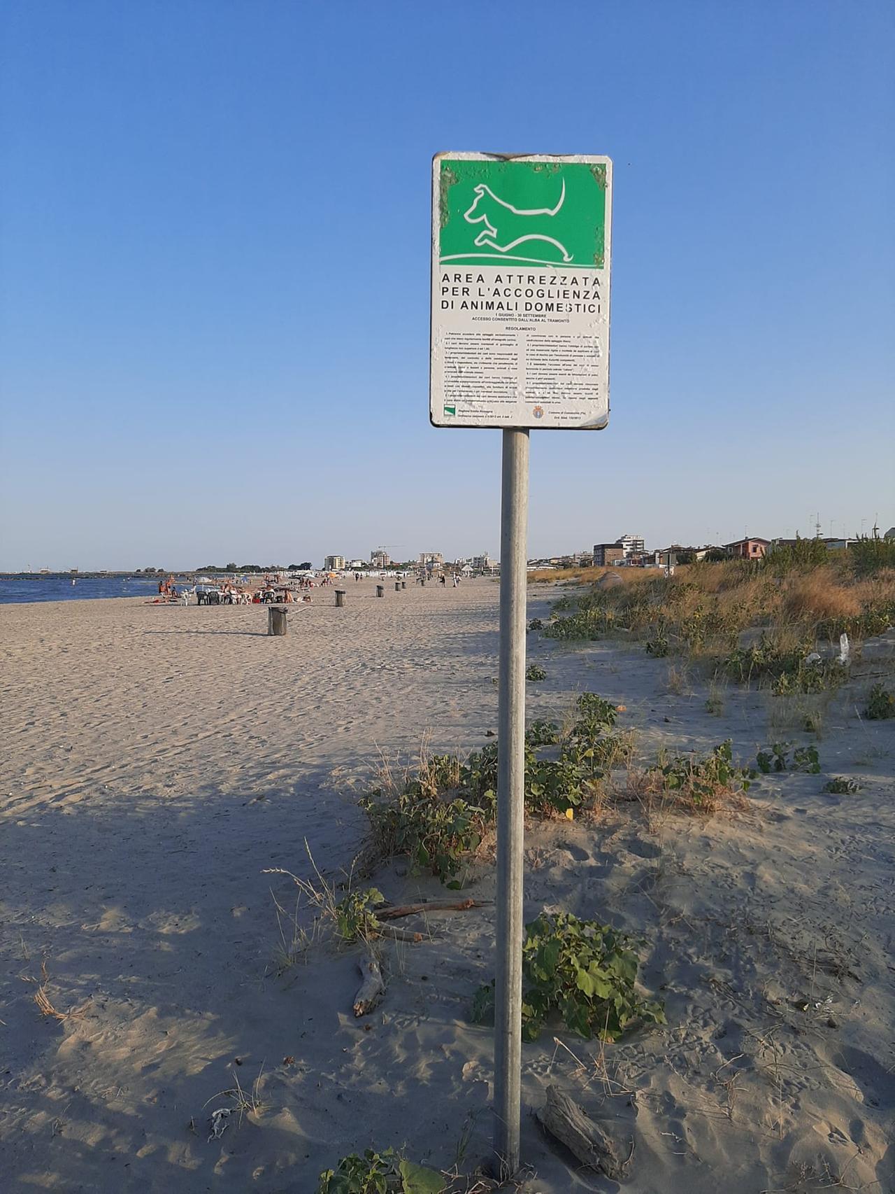 Porto Garibaldi, niente area sgambamento cani in spiaggia libera e scoppia la lite