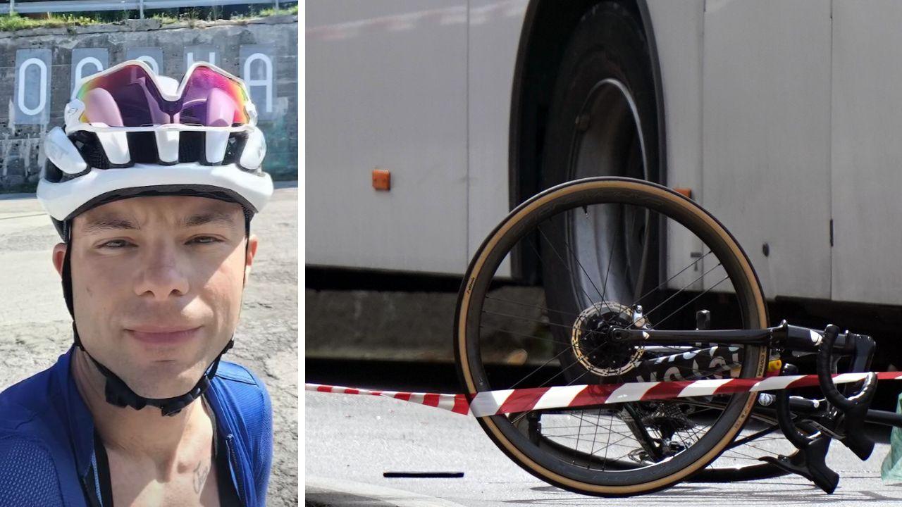 La vittima e la sua bici (foto Franco Silvi)