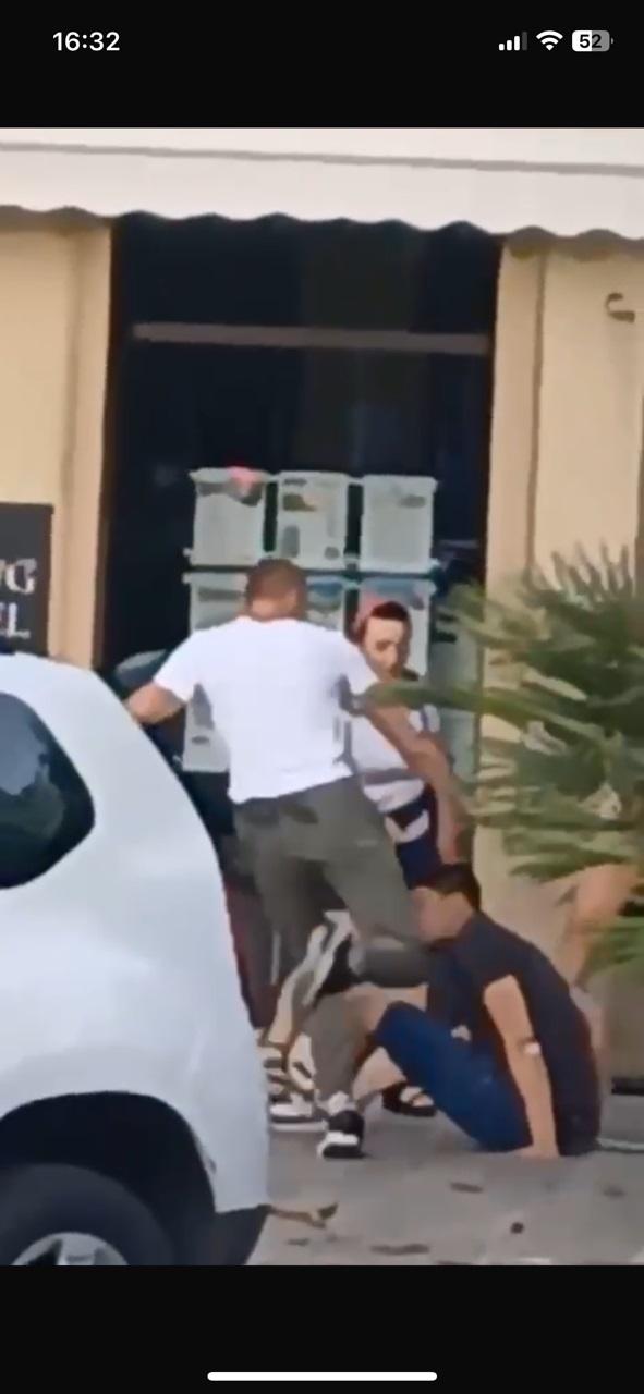 
	Un frame del video della violenza vissuta a Boretto domenica

