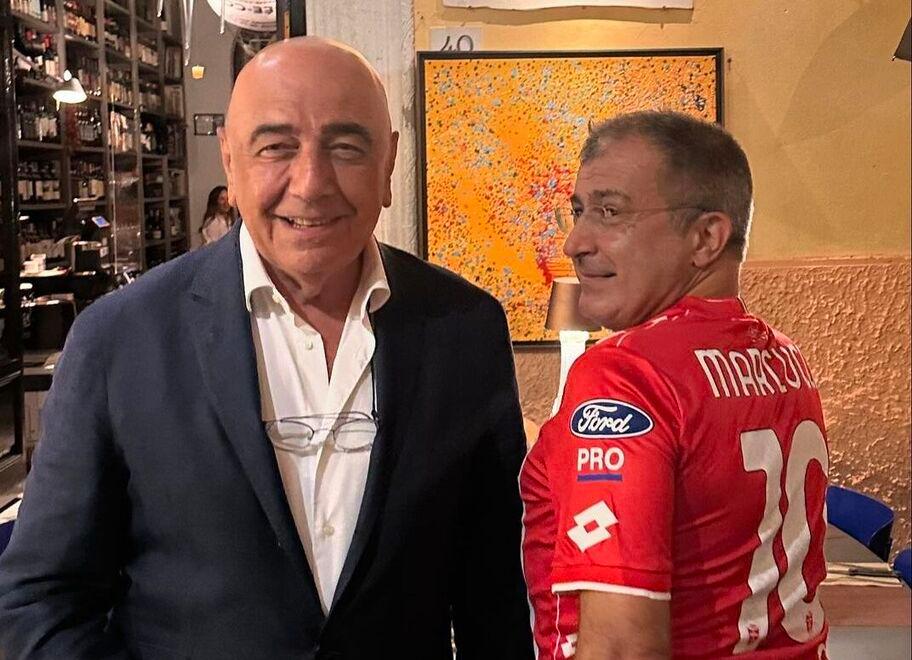 
	Galliani all'Enoteca Marcucci (foto dalla pagina Instagram del ristorante)

