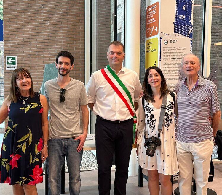 Dall’Argentina gli eredi dell’architetto che ha progettato Cavezzo: la storia di Giacomo Masi