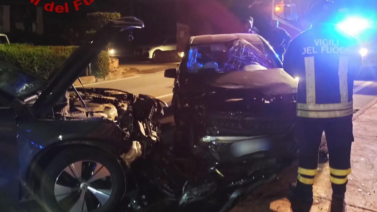 Scontro frontale a Liscia di Vacca, tre persone in ospedale