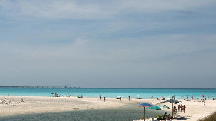 La foce del Fine alle Spiagge bianche