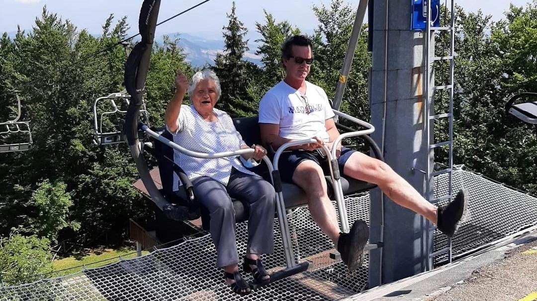 Lea De Pietri, la villeggiante modenese di 104 anni: «In Appennino si sta sempre bene»