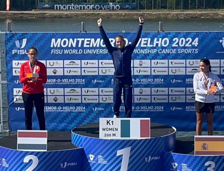 La modenese Lucrezia Zironi trionfa ai Mondiali universitari di kayak