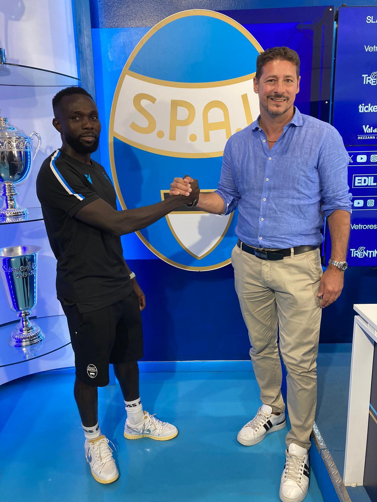 Spal, la scommessa Awua: «Prometto impegno e inseguo i risultati»