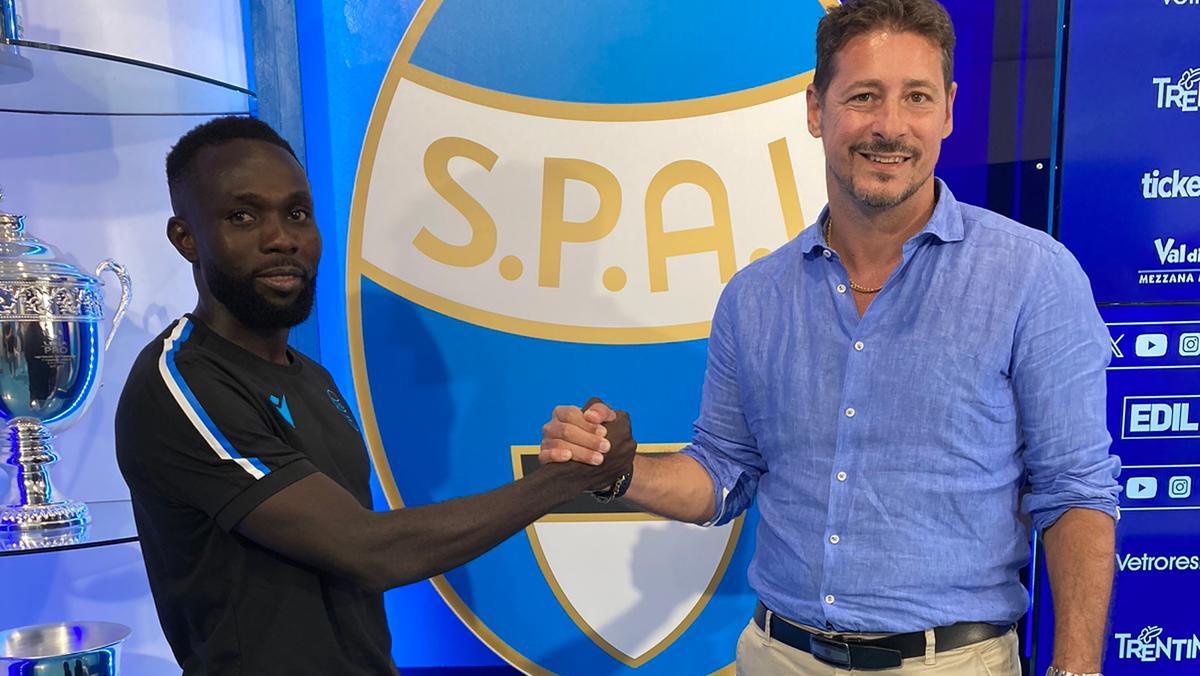 Spal, la scommessa Awua: «Prometto impegno e inseguo i risultati»