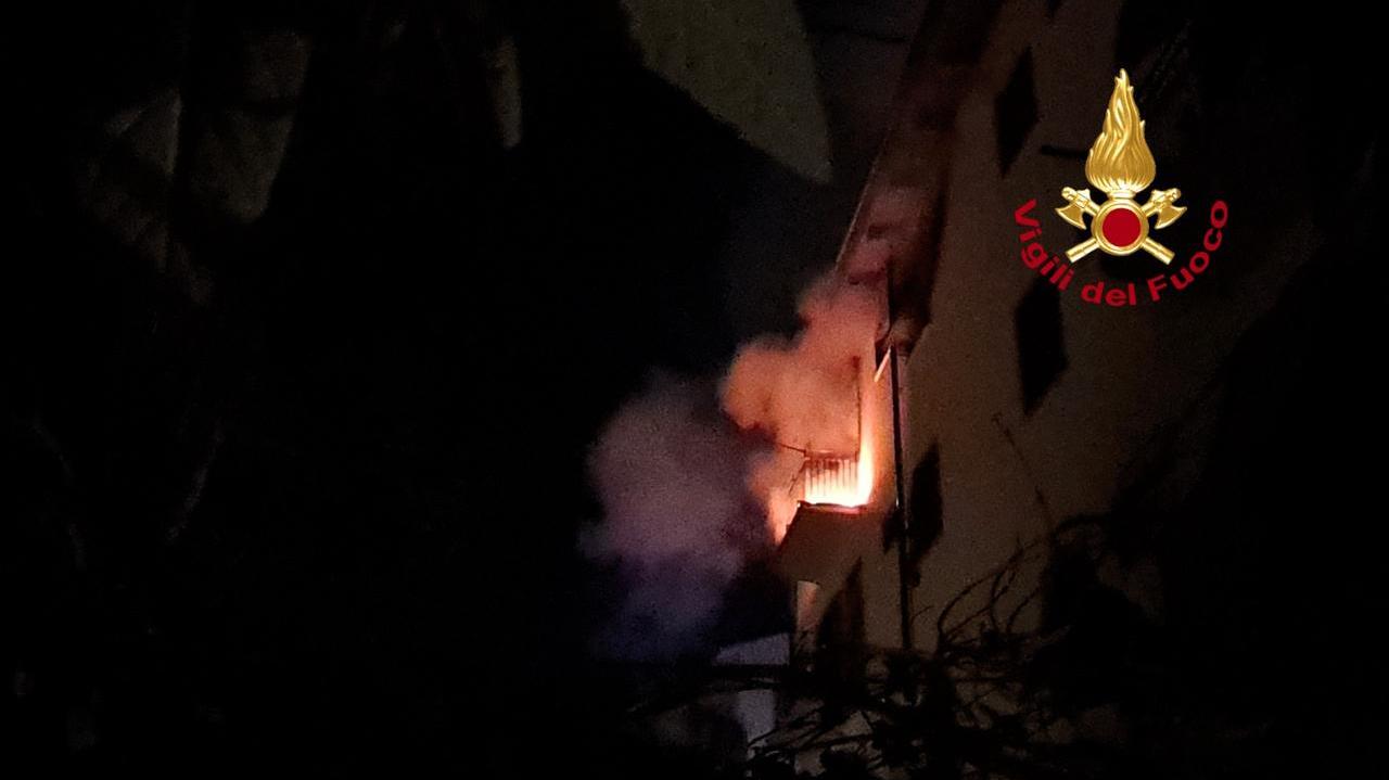 L'incendio all'Isolotto