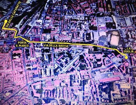 Livorno, una nuova maxi pista ciclabile da via delle Cateratte alla Guglia