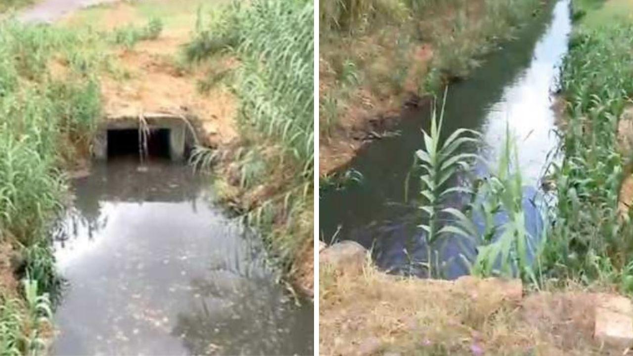 Fotogrammi del filmato girato dal Forum ambientalista in occasione del temporale di domenica