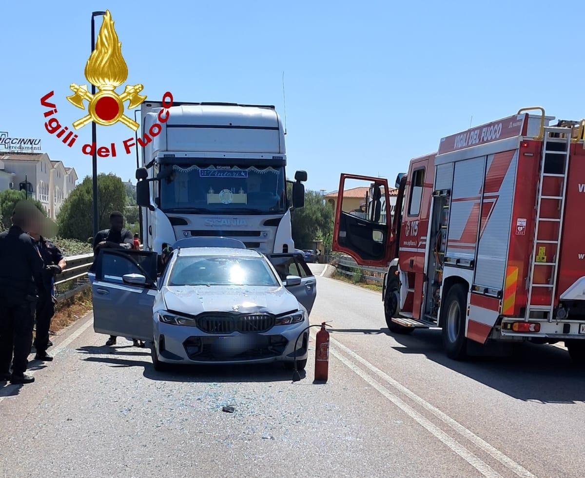 Olbia, incidente sulla sopraelevata: in cinque finiscono in ospedale