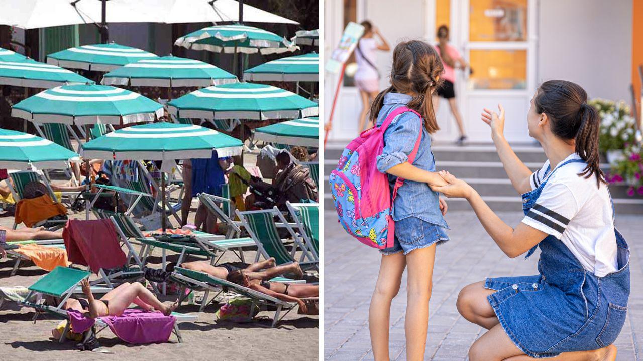 Settembre, tempo di spiaggia o di rientro a scuola?