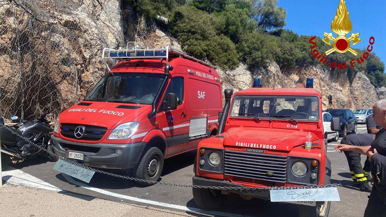 I mezzi dei Vigili del fuoco di Nuoro