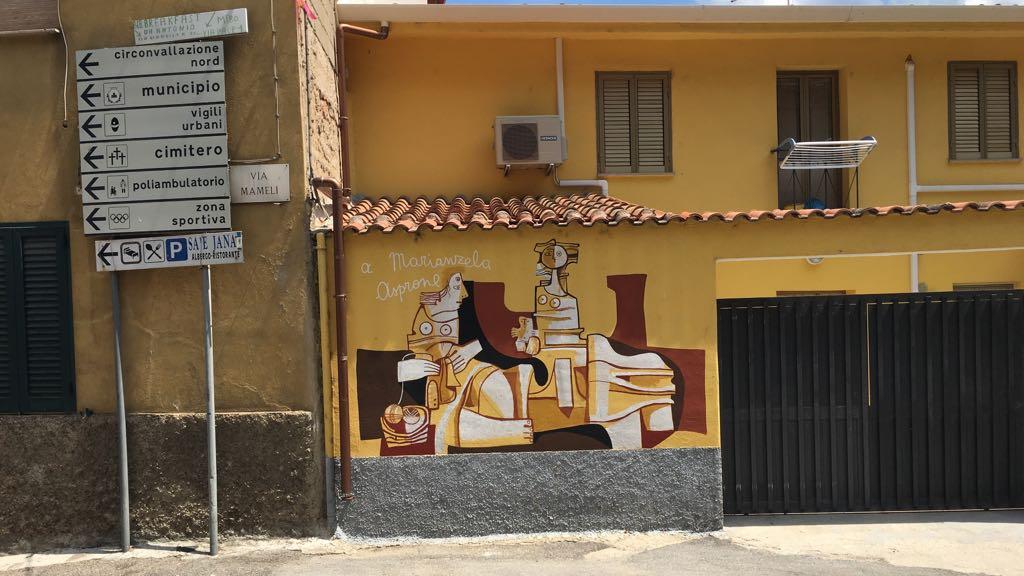 Uno scorcio di Orgosolo