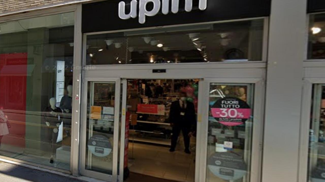 L'Upim in via Marradi