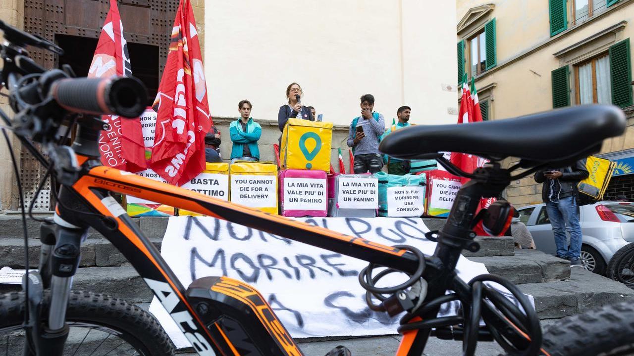 Rider: una protesta della Cigl