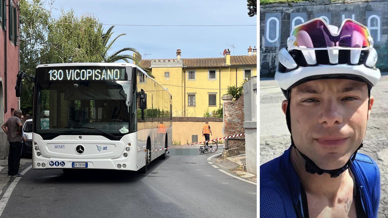 Il luogo dell'incidente e Alessio Cerulli