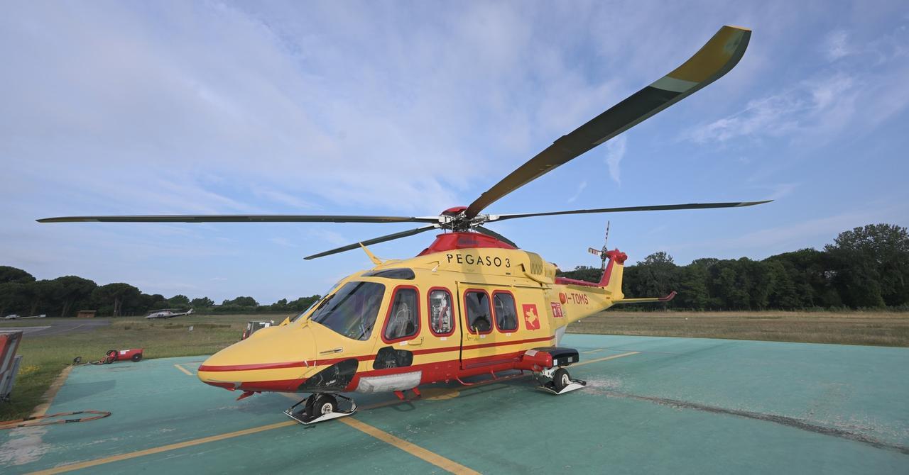 
	L'elicottero Pegaso 3 (foto d'archivio)

