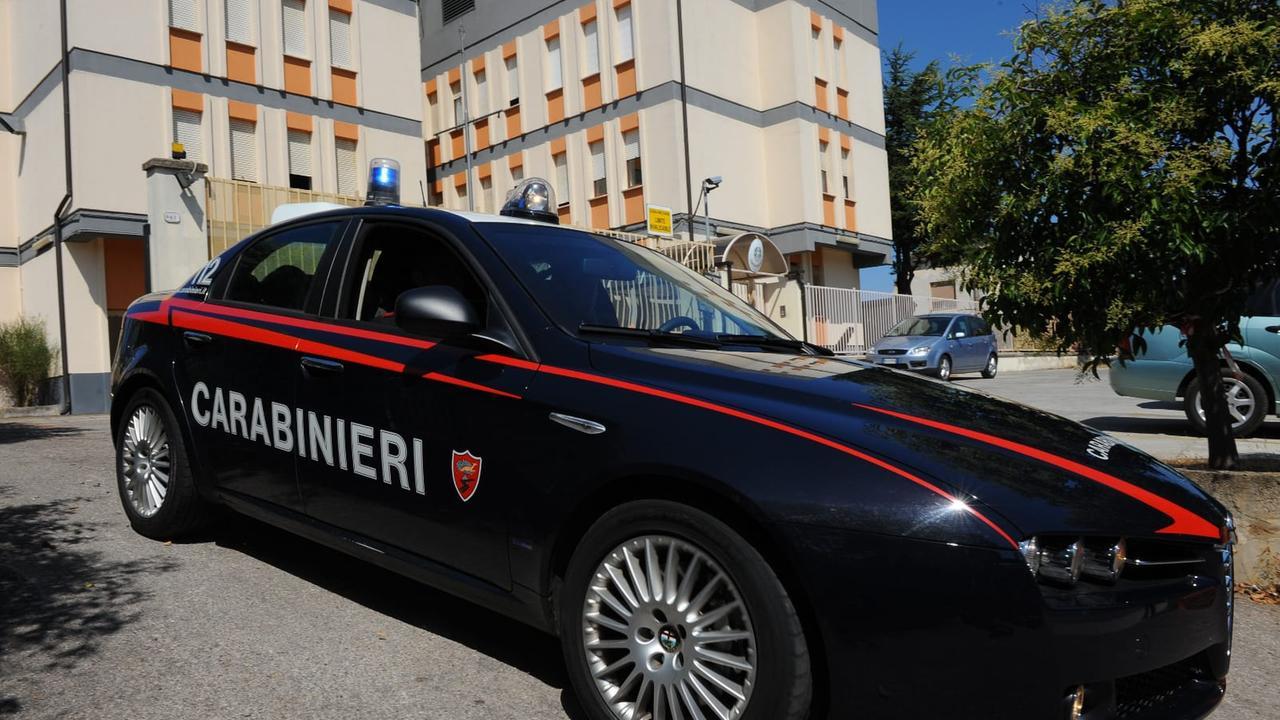 La caserma dei carabinieri di Villacidro 