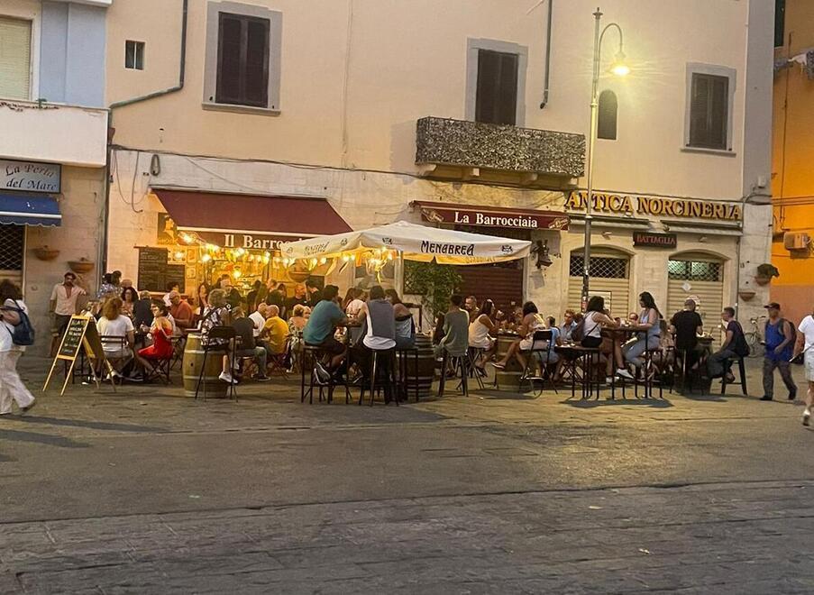 I tavoli del Barroccino venerdì sera