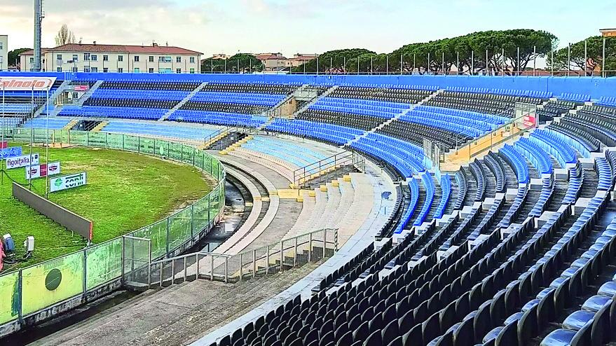 La curva Nord dell’Arena