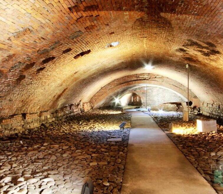 Un tratto del percorso di Pistoia Sotterranea