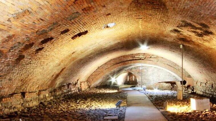 Un tratto del percorso di Pistoia Sotterranea