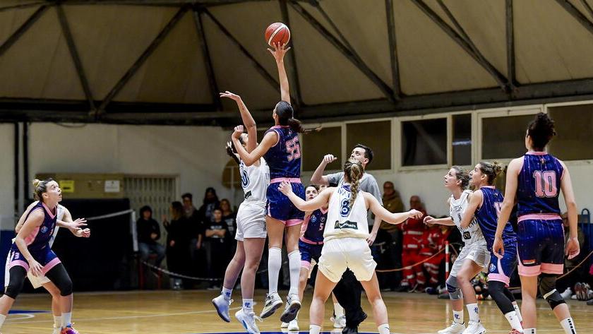 Una partita della Pielle femminile (foto Masini/Agenzia Silvi)