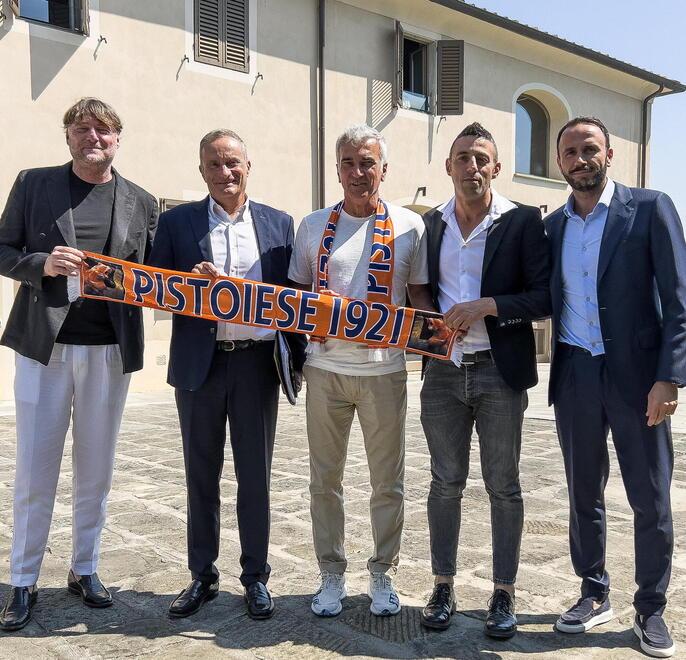 Da sinistra Taibi Iorio Giacomarro Fossati e Pazzini (foto Nucci)