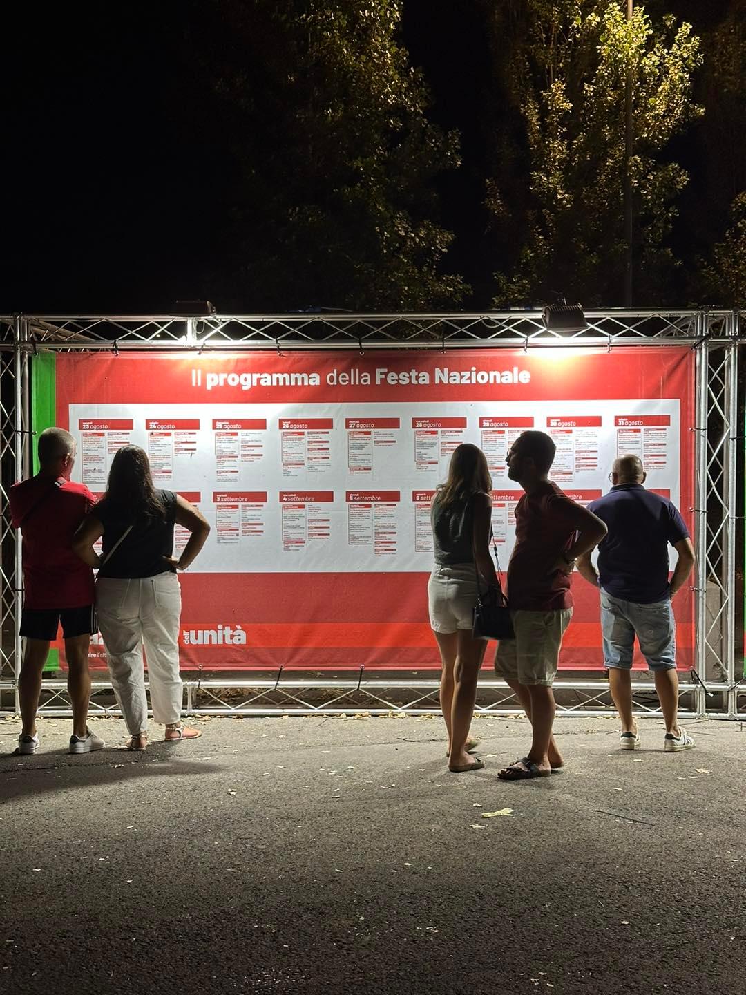 Polemica sulla Festa dell’Unità: «Grave non si parli di pace»